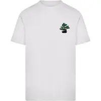 Mister tee Camisa 'Money Tree Perfect Place For Shade' verde escuro / preto / branco