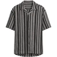 Urban Classics Camisa cinzento / preto