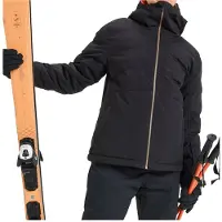 Roxy - Casacos ski mulher - Snowyhill Puffy Jacket True Black para Mulher - Tamanho XS - Preto