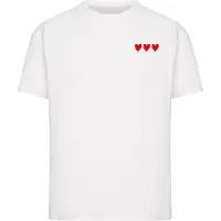 Miss Tee Camisa 'Amour Toujours Heart' vermelho / preto / branco