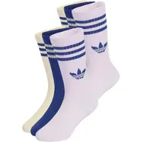 Adidas Originals Meias de Cano Médio 3-Stripes - 6 Pares (Criança)