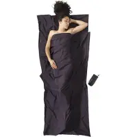 Cocoon - Lençóis saco - Thermolite Soie Rectangulaire Volcano Grey para Unissexo - Cinzento