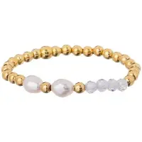 Alisia Anello Perlato Placcato Oro Con Vera Perla Al4815-Oro Circuito 57 mm — Anello