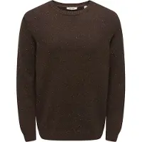 Only & Sons Pullover 'ONSMichael' acastanhado