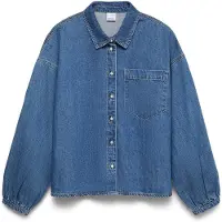 Vero Moda Blusa 'VMELORA' azul ganga