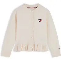 Tommy Hilfiger Casaco de malha bege / navy / vermelho