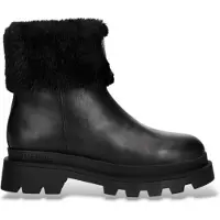 Blauer para mulher. F6KIMMEL10 Botins de pele Kimmel 10 preto (41), Couro, Plano, Zíper, Casual