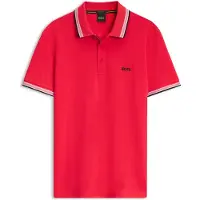 BOSS para homem. 50469055 Polo Paddy vermelho (XL), Casual, Algodão, Manga curta
