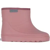 En fant Bota de borracha rosa escurecido