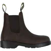Bisgaard Bota 'Kim' chocolate / preto / branco