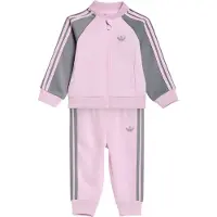 Adidas Fato de jogging 'Sst' antracite / cor-de-rosa
