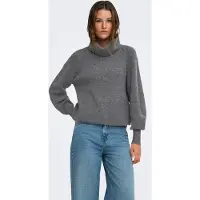 ONLY Pullover 'ONLOLIVIA' cinzento escuro