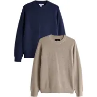 Next Pullover navy / castanho claro