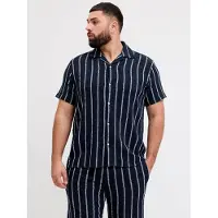 Jack & Jones Camisa De Manga Curta Coba Resort Plus Size