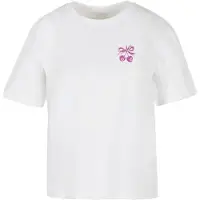Miss Tee Camisa 'Lucky Girl Syndrome' lilás / roxo escuro / branco