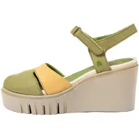 Art para mulher. 1208311GF003_0MU Sandálias em pele 2083 multicoloridas (37), Couro, 8 a 10cm, Velcro, Casual
