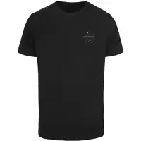 Mister tee Camisa 'Man On The Moon' preto / branco