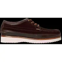 Ralph Lauren para homem. 812P15874001 Mocassins de couro Ranger marrom (43), 1 a 3cm, Cordão, Casual