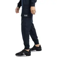 EA7 para homem. 8NPP67_PJVRZ Calças de fato de treino azul-marinho (M), Casual, Esportivo, Algodão, Multisport