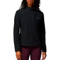Columbia - Polares mulher - Superior Summit Grid Full Zip Black para Mulher - Tamanho L - Preto