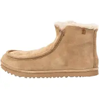 El naturalista unisex. 253761148005_020 Botins de Pele N5376 Tribu bege (39), Plano, Camurça, Zíper, Casual