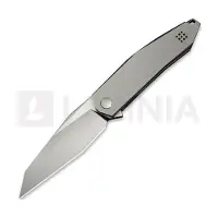 We Knife Navalha Tally, Polished Bead Blast Gray Titanium, Satin