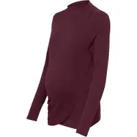 ONLY Maternity Camisa 'OLMLAMOUR' vermelho vinho