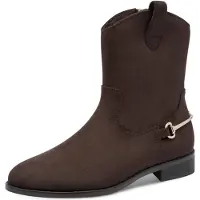 Marco Tozzi Botas pelo tornozelo castanho
