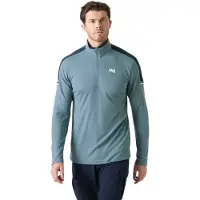 Helly Hansen para homem. 34611 Camisola meio fecho HP azul (S), Casual, Esportivo, Poliéster