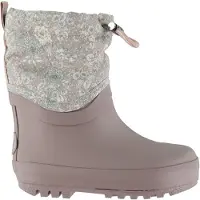 Wheat Bota de borracha 'Drizzle' creme / cinzento / rosa escurecido