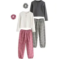 Next Pijama cinzento escuro / vermelho claro / vermelho escuro / branco