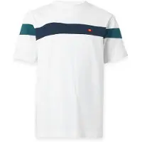 Ellesse Camisa 'Caserio' azul escuro / petróleo / branco