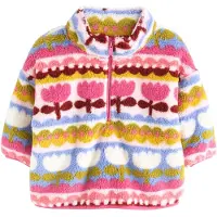 Next Pullover azul céu / oliveira / rosa / branco