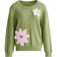 Imily Bela Pullover kiwi / cor-de-rosa / branco
