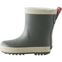 Next Bota de borracha areia / verde escuro