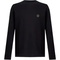 Armani Exchange Camisa navy / azul claro / branco