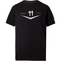 Tommy Hilfiger Camisa 'TH X CF1 DRIVERS CHEVRON' cinzento-prateado / vermelho / preto / branco