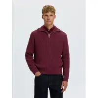 Selected Pullover 'SLHDRY' vermelho rubi