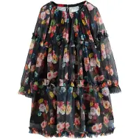 Next Vestido azul / mostarda / cor-de-rosa / preto