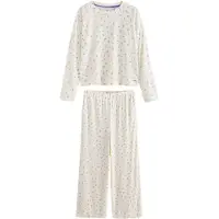 Next Pijama creme / verde / amora