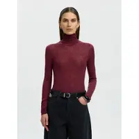 Selected Pullover 'SLWVENDY' carmesim