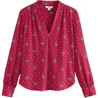 Next Blusa oliveira / rosé / vermelho escuro / branco