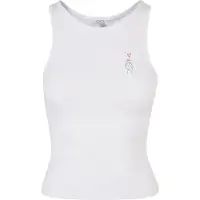 Urban Classics Top vermelho / preto / branco