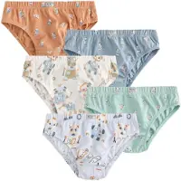 Next Cueca ecru / azul pombo / azul pastel / menta / laranja claro