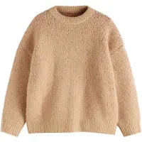Next Pullover camelo / vermelho escuro