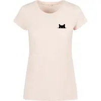 Urban Classics Camisa 'Cat' rosa pastel / preto