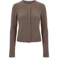 Topshop Casaco de malha 'SIA' castanho