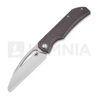 Bestech Navalha Taipan - Hand Rubbed Satin - Titanium, púrpura