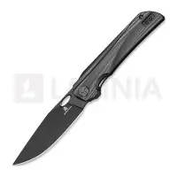 Bestechman Navalha Smuga - Black PVD - G10, preto