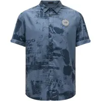 CAMP DAVID Camisa azul pombo / azul escuro